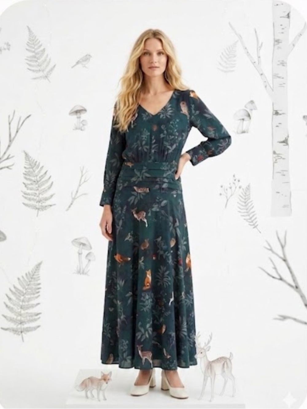 Wayward Fancies Magical Forest Creatures Dress - Size XL (Women’s 18)